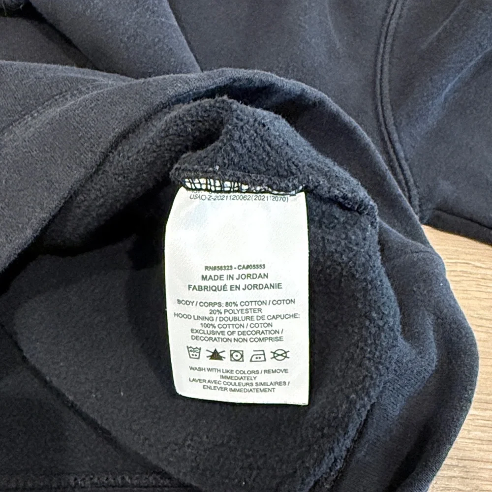 NIKE Black Sportswear Club Fleece Cotton Terry Pullover Hoodie Sweatshirt‎ Sz XL